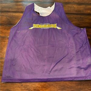 Women’s Reversible Lacrosse Piny -Tomahawks-Size L/XL